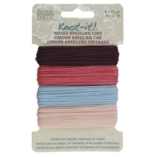 Beadsmith&reg; Knot-it!&trade; Waxed Brazilian Cord Ocean Dreams {2}