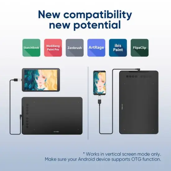 XPPen 10" x 6.25&Prime; Deco 01 V2 Graphics Drawing Tablet {4}