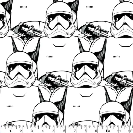 Camelot Fabrics Star Wars Stormtrooper Fleece Precut Fabric Bundle {4}
