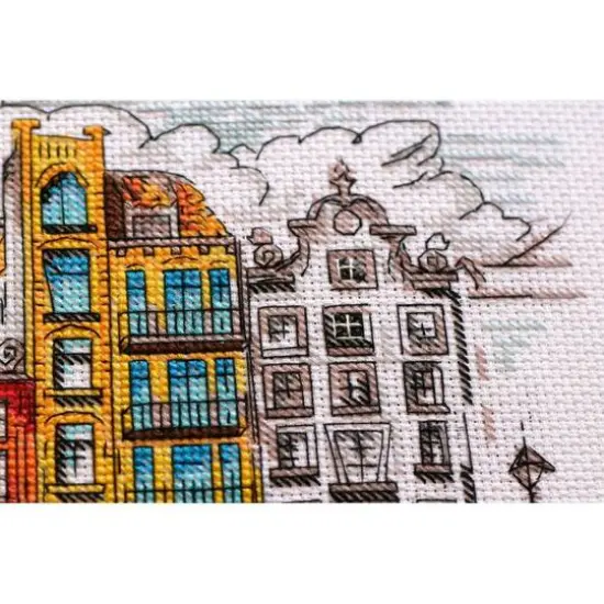 Abris Art Colored Town 2 Cross Stitch Kit {6}