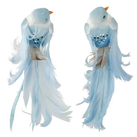 Decorative Feather Birds, 2ct. by Ashland&reg; Blue {1}