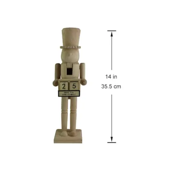 14" Soldier with Countdown DIY Pinewood Nutcracker by Make Market&reg; {5}