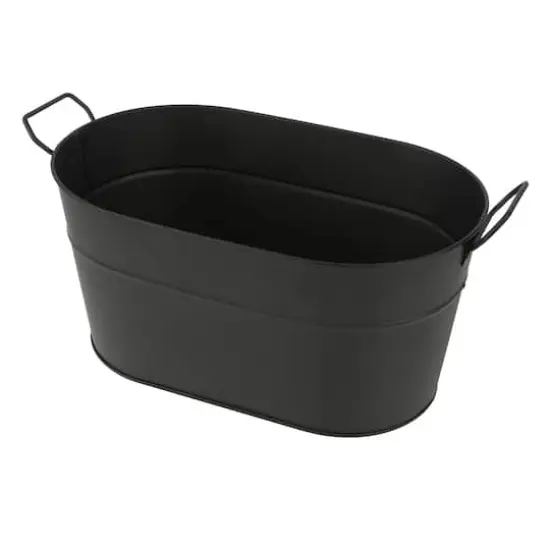 12" Chalkboard Oval Metal Bucket by Celebrate It&trade; {3}