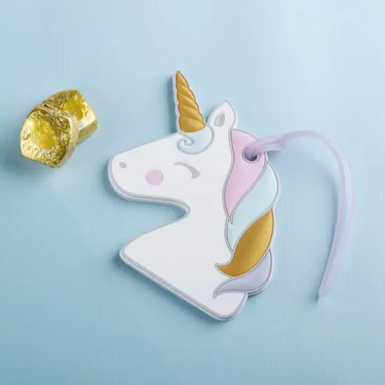 Kate Aspen&reg; Unicorn Luggage Tag, 6ct. {4}