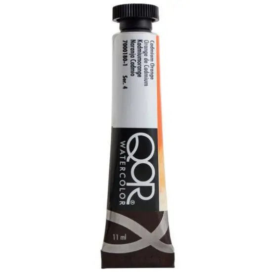 QoR&trade; Watercolor Tube, 11mL Cadmium Orange {1}