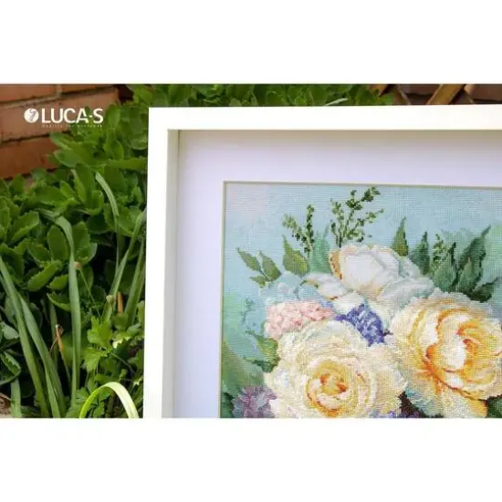 Luca-s Floral Bouquet Counted Cross Stitch Kit {14}