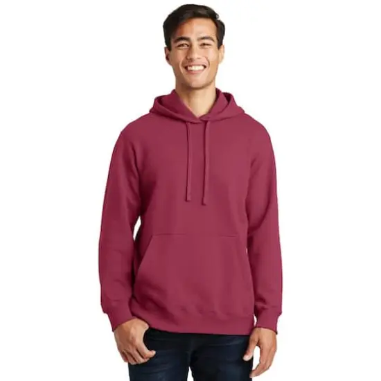 Port & Company&reg; Fan Favorite&trade; Fleece Pullover Hooded Sweatshirt Garnet {4}