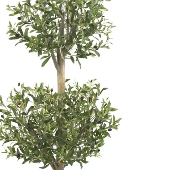 4.5ft. Potted Olive Double Topiary Tree {3}