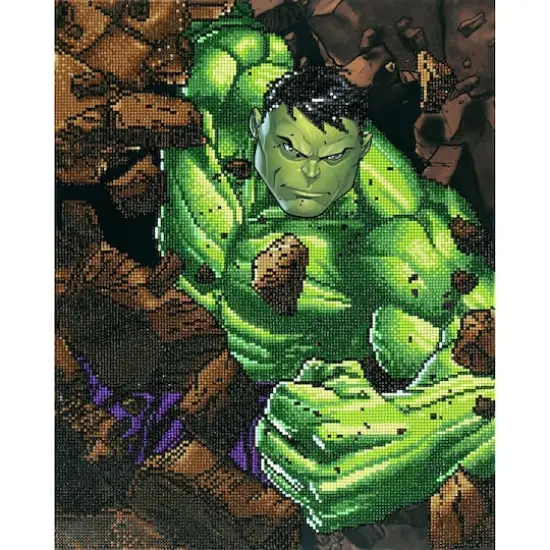 Camelot Dotz Hulk Smash Diamond Painting Kit {1}