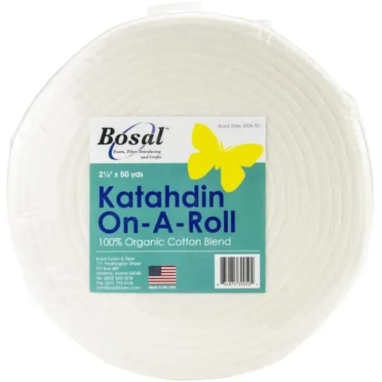 Bosal Katahdin On-A-Roll 2.25" Organic Cotton Batting, 50yd. {3}