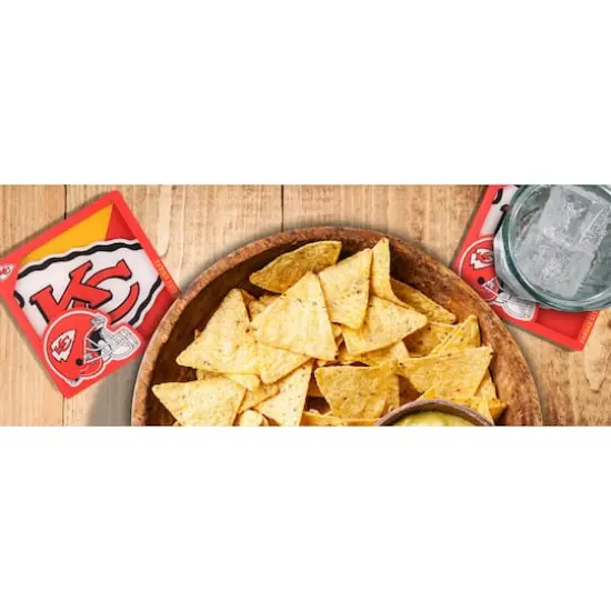 NFL 3D Logo Series Coaster Set Kansas City Chiefs {4}