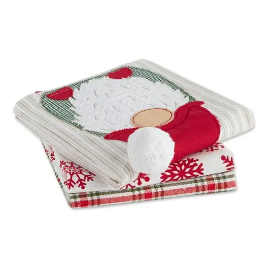 Assorted Gnome Dishtowel (Set of 3) {3}