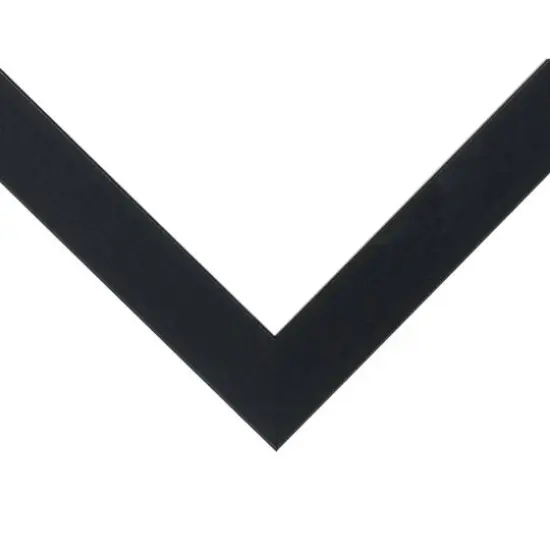 Craig Frames 4 Pack Bauhaus Mystic Satin Black Picture Frame with Mat {6}