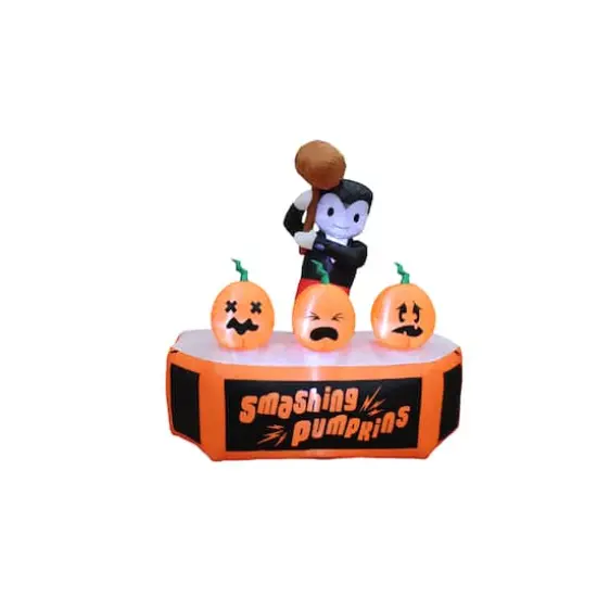 5ft. Inflatable Smashing Pumpkins {1}