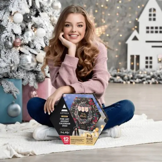 Arteza&reg; 12 Day Joy to the World Fine Art Christmas 2023 Advent Calendar {4}