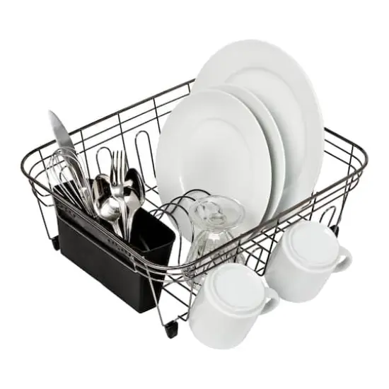 Honey Can Do Chrome Small Dish Drying Rack {1}