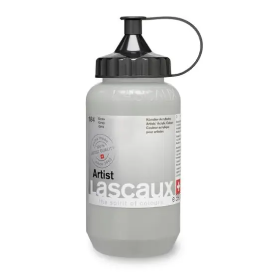Lascaux Artist Acrylic Paint, 390mL 184 Grey {4}