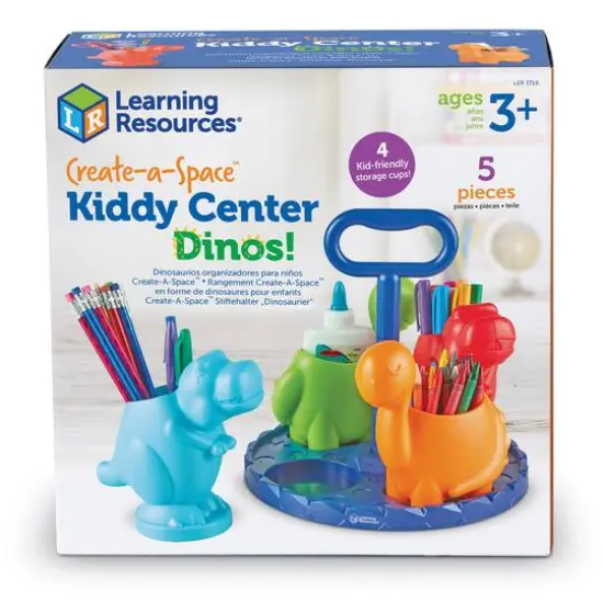 Learning Resources Create-a-Space&trade; Kiddy Center Dino Set {7}