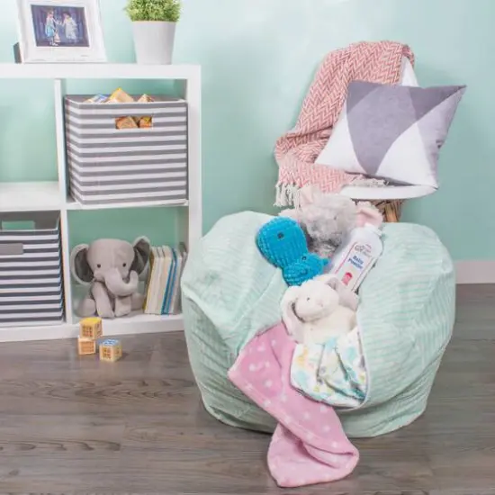 DII&reg; Polyester Kids Keeping Score Bean Bag Aqua {7}