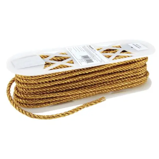 Simplicity&reg; Large Gold Metallic Twisted Cord {1}