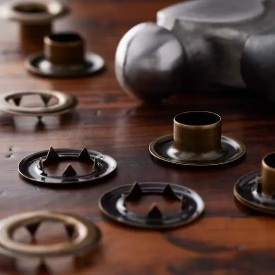 Loops & Threads&trade; Eyelets, 7/16" Antique Brass {3}