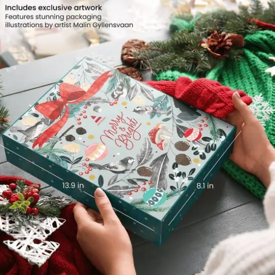 Arteza&reg; 24 Day Merry & Bright Fine Art Christmas 2023 Advent Calendar {7}