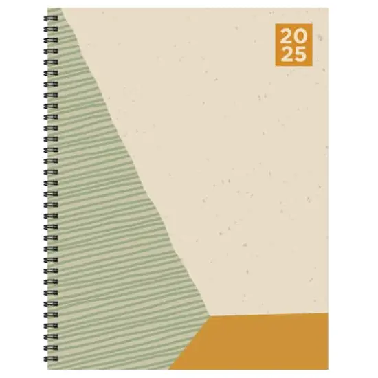 TF Publishing 2025 Large Geometric Weekly Monthly Spiral Planner {1}