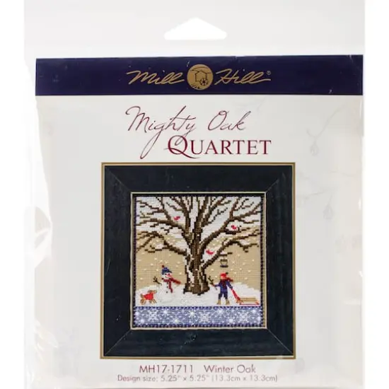 Mill Hill&reg; Winter Oak Counted Cross Stitch Kit {1}