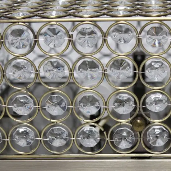 Lalia Home Classix 12" Antique Brass 2-Light Square Flush Mount {8}