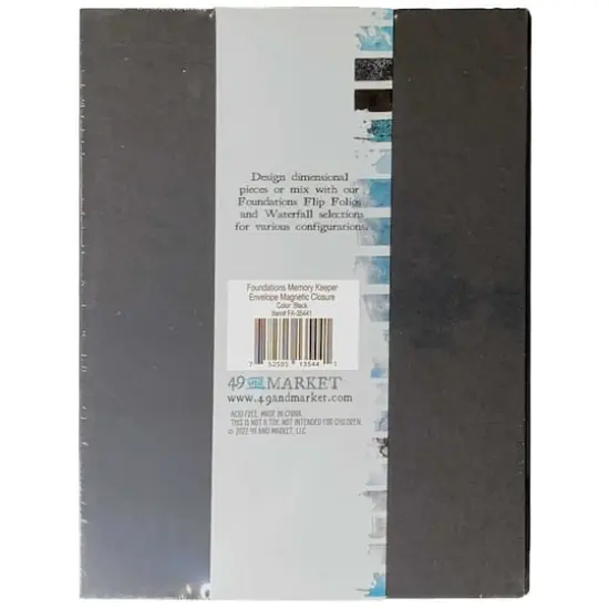 49 And Market Foundations Black Memory Keeper Envelope {5}