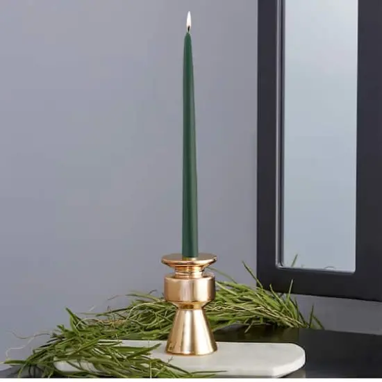 Root Candles 12" Unscented Taper Candles, 12ct. Dark Green {4}