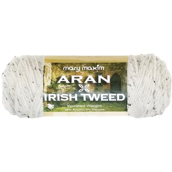 Mary Maxim Aran Irish Tweed Yarn {1}