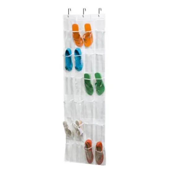 Honey Can Do 24 Pocket OTD Shoe Rack White {4}