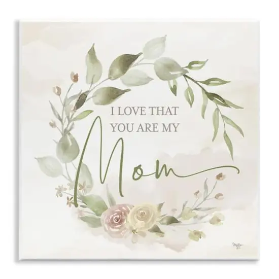 Stupell Industries Mother's Day Rose Wreath Wall Plaque Art {1}