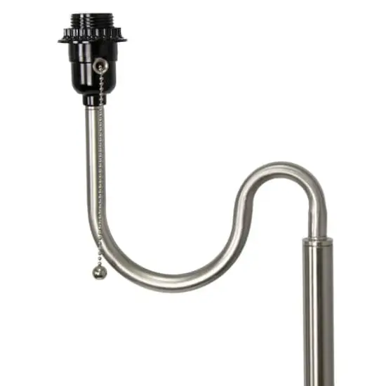 Simple Designs 57" 2 Tier Floor Lamp with USB & Outlet Tan {8}