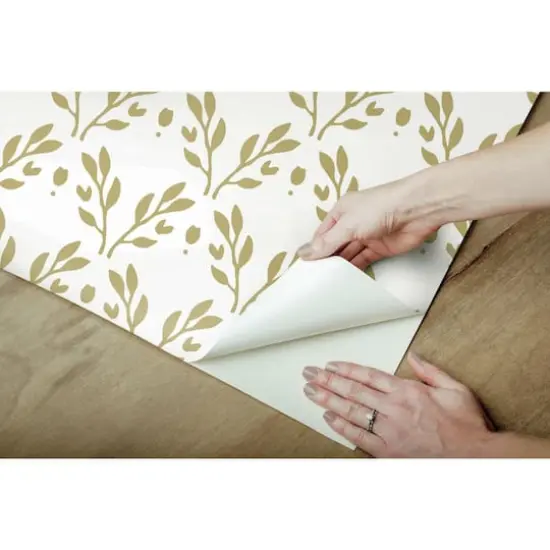 RoomMates Rose Lindo Dawn Peel & Stick Wallpaper Caramel {10}