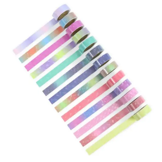Ombre Rainbow Crafting Washi Tape Set by Recollections&trade; {3}