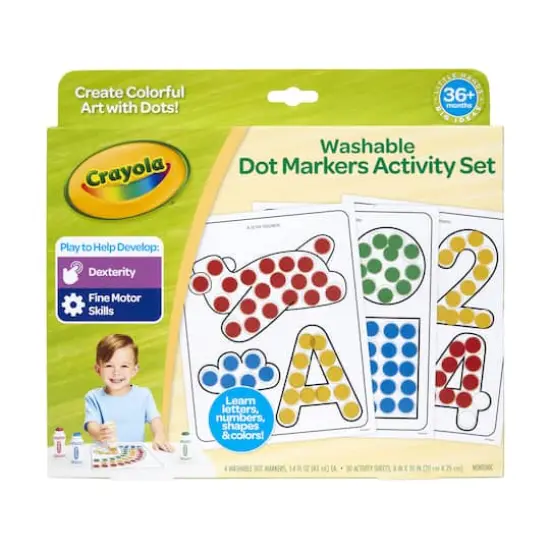 Crayola&reg; Washable Dot Markers Activity Set {1}