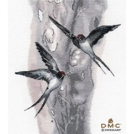 Oven Swallows Cross Stitch Kit {1}