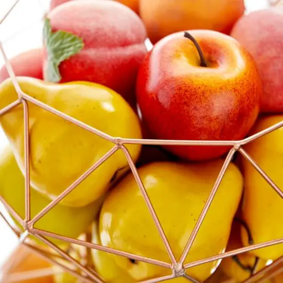 Gold Metal Contemporary Decorative Tray Set {5}