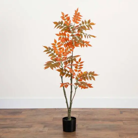 4ft. Autumn Sumac Artificial Fall Tree  {8}