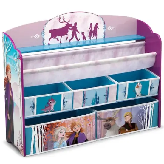 Delta Children Frozen II Deluxe Toy & Book Organizer {1}