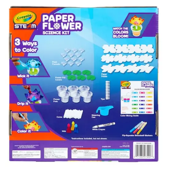 Crayola&reg; STEAM Paper Flower Science Kit {5}