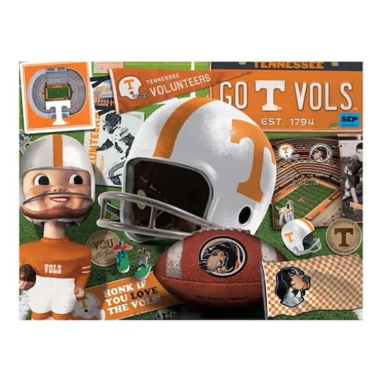 College Team Retro Series 500 Piece Puzzle Tennessee Volunteers {5}