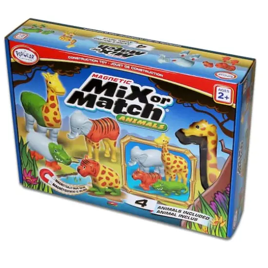 Popular Playthings&reg; Magnetic Mix or Match Jungle Animals {3}