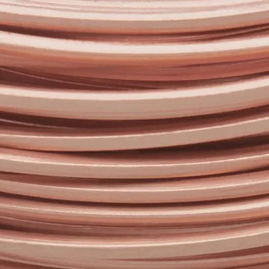 The Beadsmith&reg; Wire Elements&trade; 21 Gauge Tarnish Resistant Square Soft Temper Wire, 4yd. Rose Gold {9}