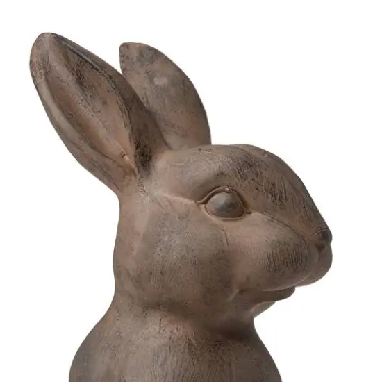 Glitzhome&reg; 23" Standing Rabbit Statue {8}