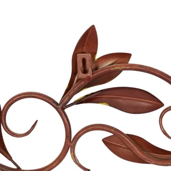 31" Green Metal Traditional Floral Wall D&eacute;cor {6}