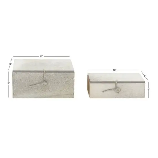 Gray Leather Natural Box Set, 10" & 11" {8}