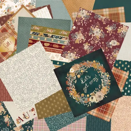 Craft Smith 12" x 12" Warm Tapestry Paper Pad {4}